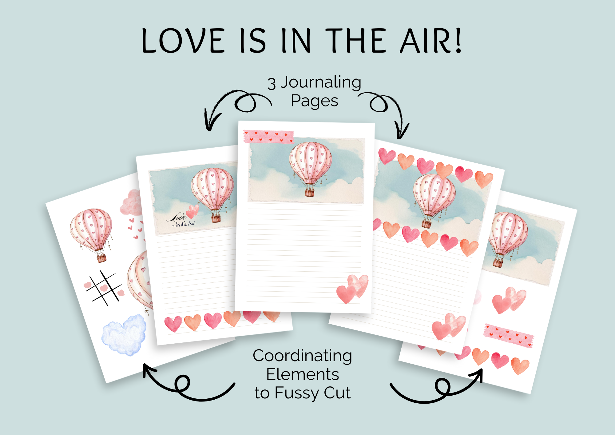 Love is in the Air Mini Journal Kit Mockups (1)