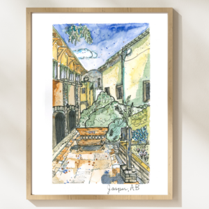 Jasper Alley Print + Sketchy Story