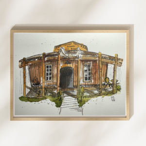 Sourdough Bakery Print + Sketchy Story