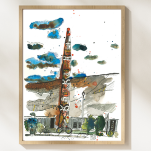 Totem & Sky Print + Sketchy Story